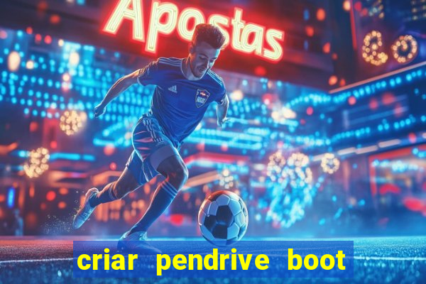 criar pendrive boot windows 10